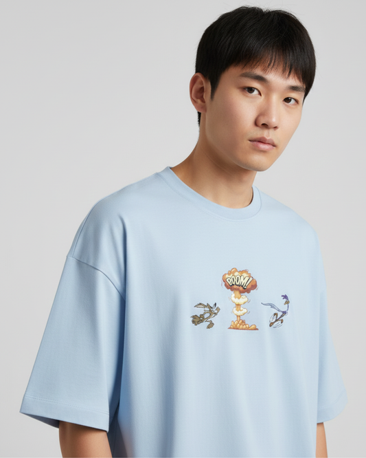 Men Sonic Boom Oversized T-shirt